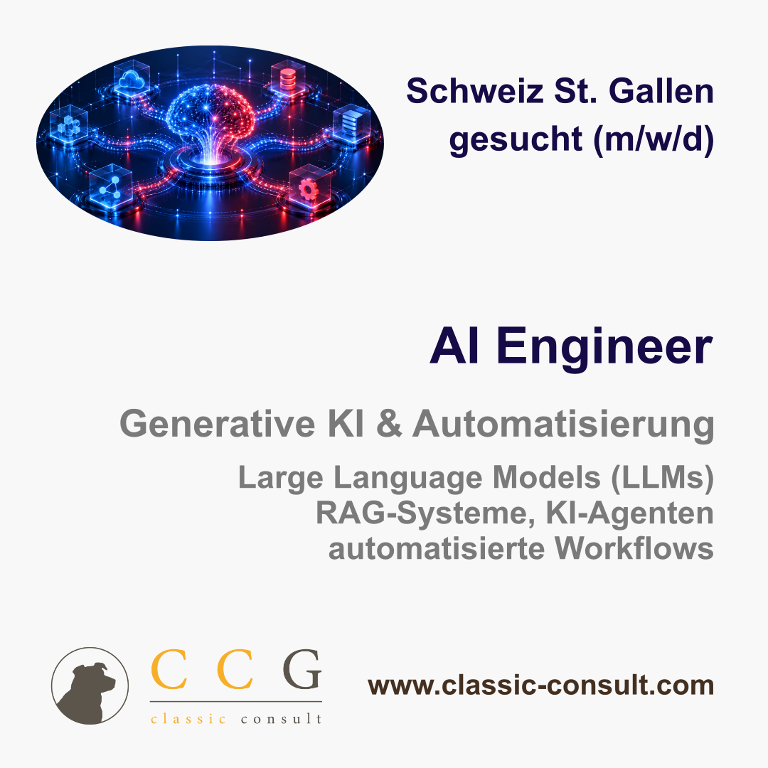 AI Engineer Schweiz St. Gallen